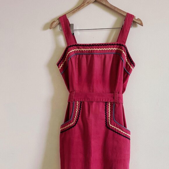 Red Summer Dress Damsels in this Dress - Picture 4 of 9